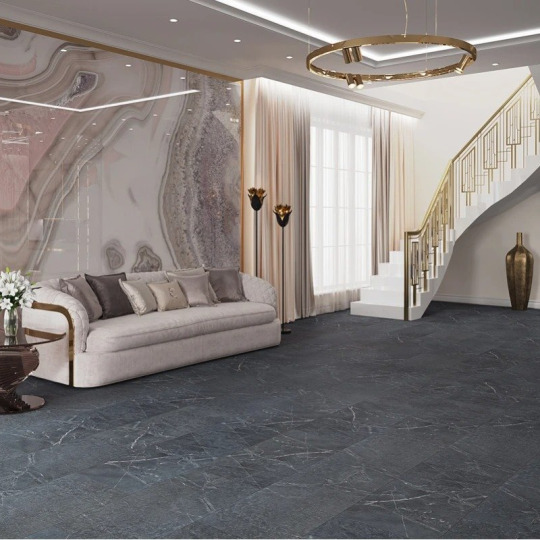 Кварц виниловый ламинат Vinilam КЕРАМО Stone 91909 Ионический Мрамор
- фото 3