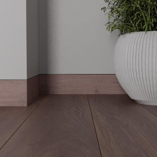 Плинтус Luxury Wood Decor Invisible™ Вставка МДФ шпонированная дубом (с покраской) - фото 5