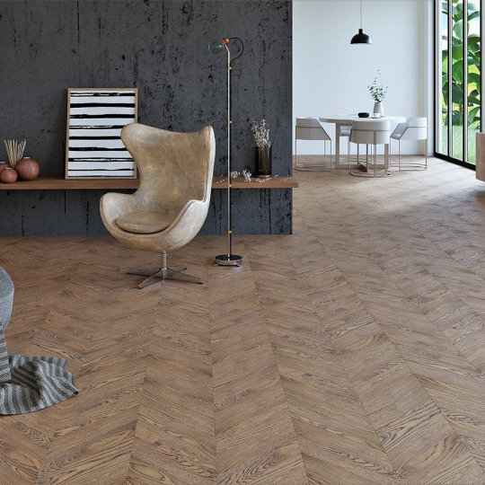 Паркет ёлка Gran Parte Французская ёлка 015 Белло Белло 15х110х460 - фото 4