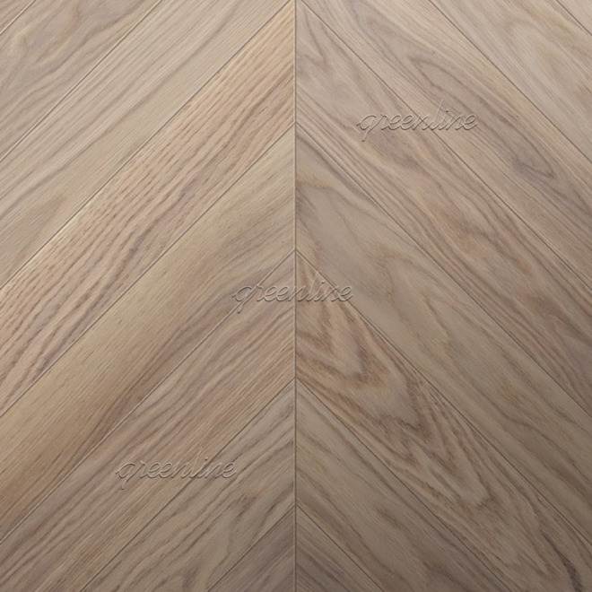 Паркет ёлка Greenline  824 Дуб Гелиос французская - фото 1