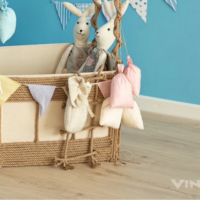 Кварц виниловый ламинат Vinilam VinilPol SPC click 7893 -EIR Дуб Сиена - фото 4