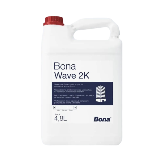 Bona Водно-дисперсионный лак на основе полиуретана Bona Wave 2K  - фото 1