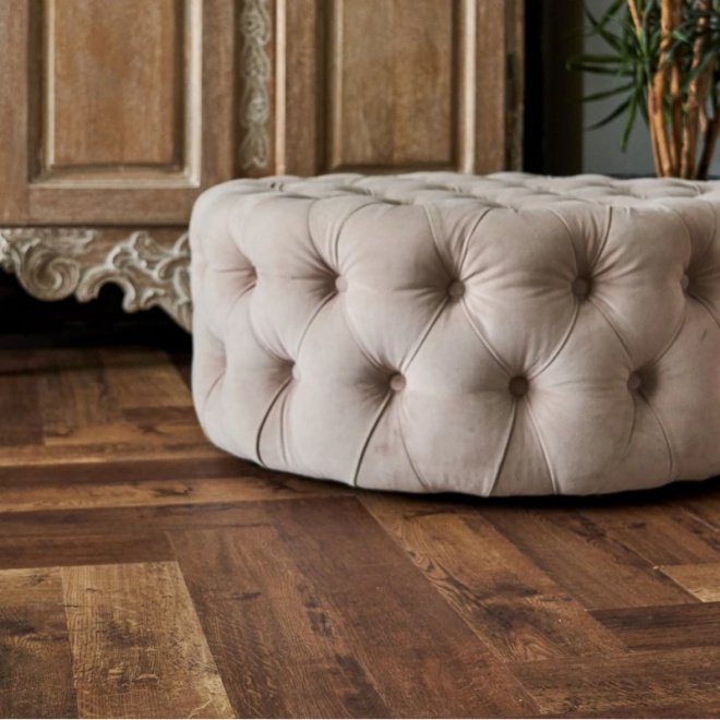 Кварц виниловый ламинат Vinilam Parquet Herringbone IS11177 Паркет Версальский - фото 6
