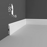 Плинтус Ликорн МДФ Грунтованный Р 3.120.16 - 2