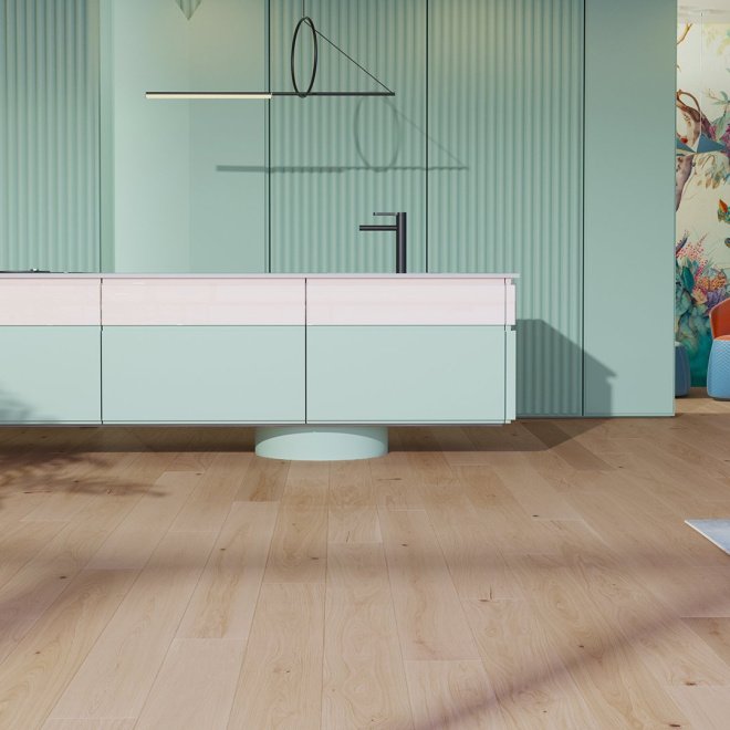 Паркетная доска Barlinek Дуб Tartufo Bianco  - фото 2