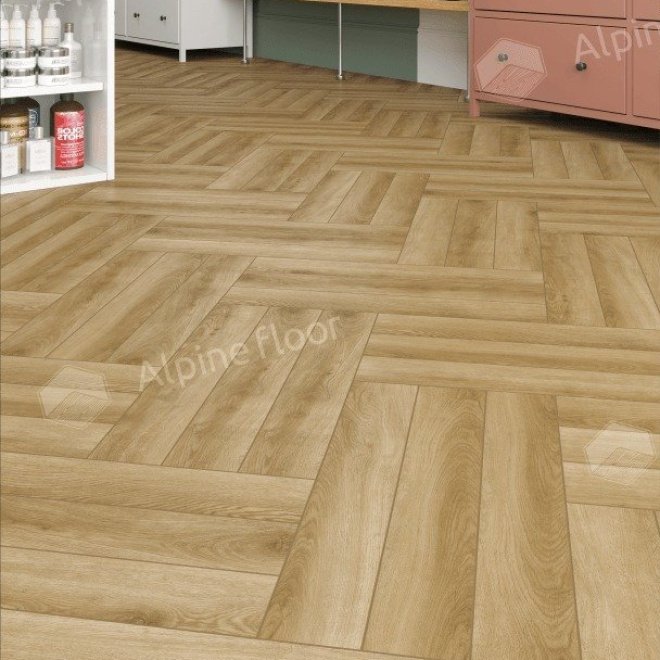 Ламинат Alpine Floor Herringbone 8 Pro Herringbone 8 Pro LF102-02 Дуб Эльзас - фото 2