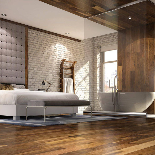 Массивная доска Mercier Mercier Орех Американский Селект Пэйл- фото 4