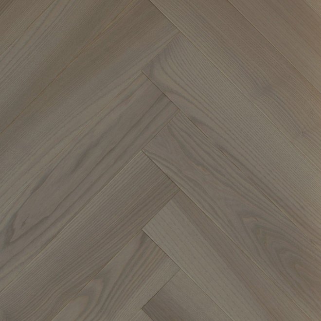 Паркет ёлка Esta Parket Herringbone 24013 Ash HB Elegant Chateau Pores - фото 1