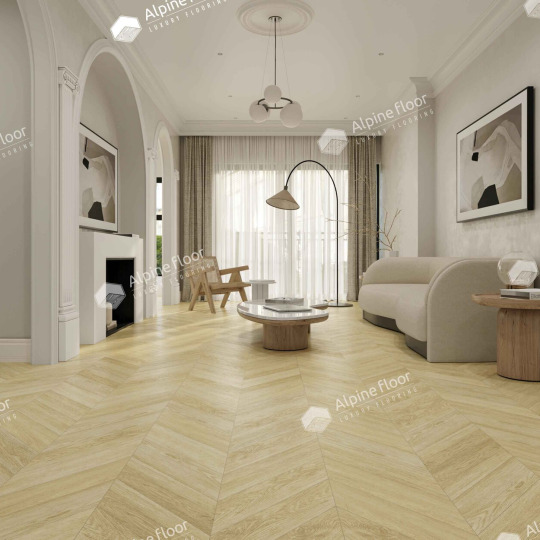 SPC ламинат Alpine Floor Chevron Alpine Дуб Ваниль Селект ECO 18-2
- фото 2