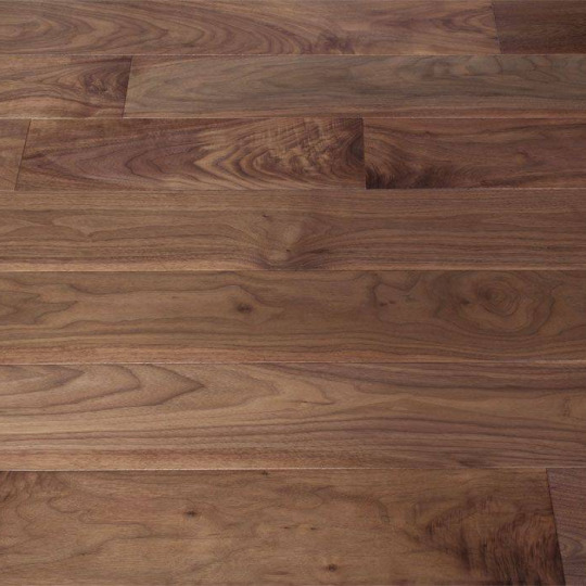 Массивная доска Komodoor Орех Американский Select (лак UV) Орех Американский Select (лак UV) 15х127х410-1520 - фото 1