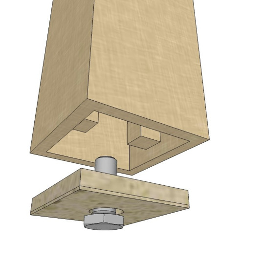 Лайтбрус Finitura Dekor 4-х сторонний шпонированный Дуб 4-х сторонний шпонированный Дуб 40х40х2800 С покрытием - фото 9