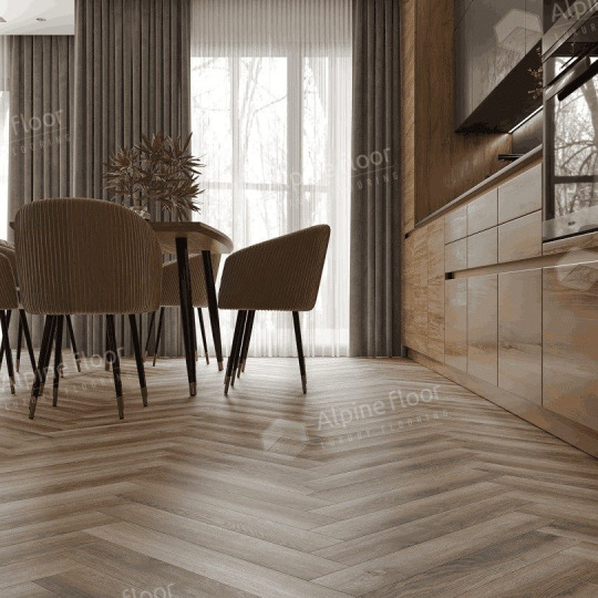 Ламинат Alpine Floor Herringbone 12 Pro Herringbone 12 Pro Дуб Пикардия LF106-14 - фото 4