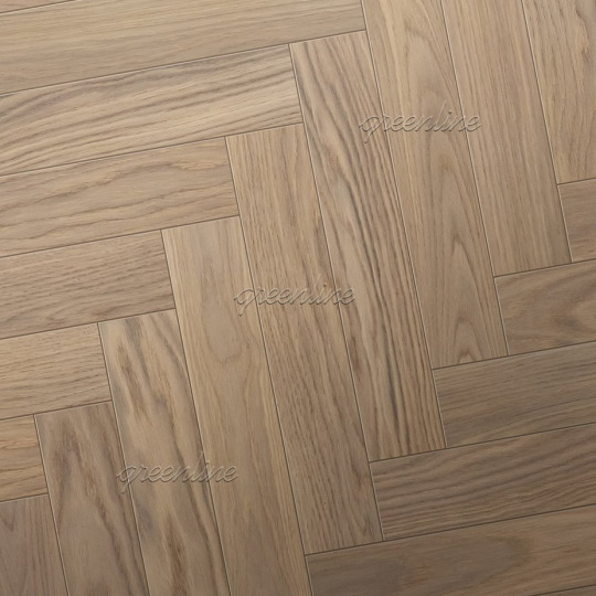 Паркет ёлка Greenline  828 Дуб Эклипс английская - фото 1