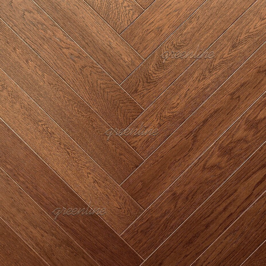 Паркет ёлка Greenline  141 Дуб Майорка английская - фото 1