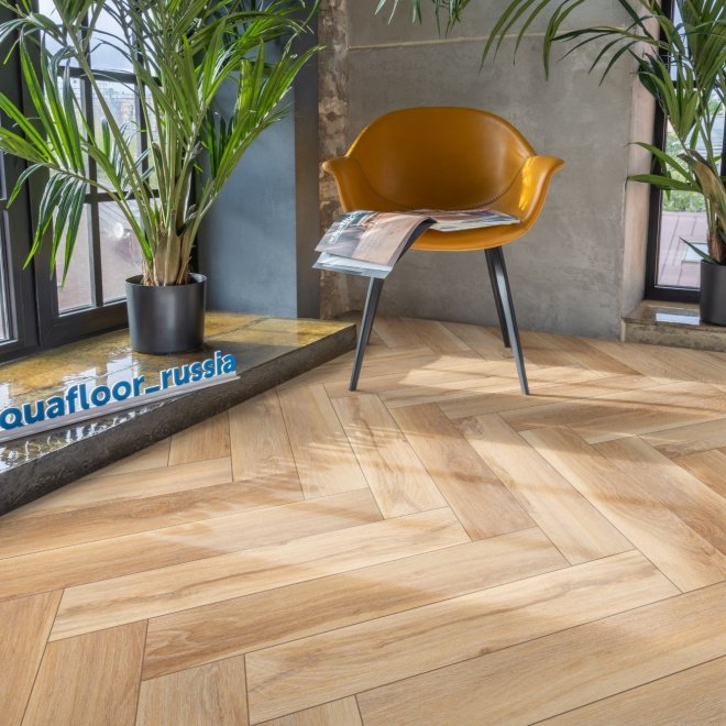 Кварц виниловый ламинат Aquafloor Parquet Glue AF2514PG - фото 3