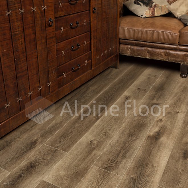 Кварц виниловый ламинат Alpine Floor Premium XL ECO 7-9 Дуб Коричневый - фото 4