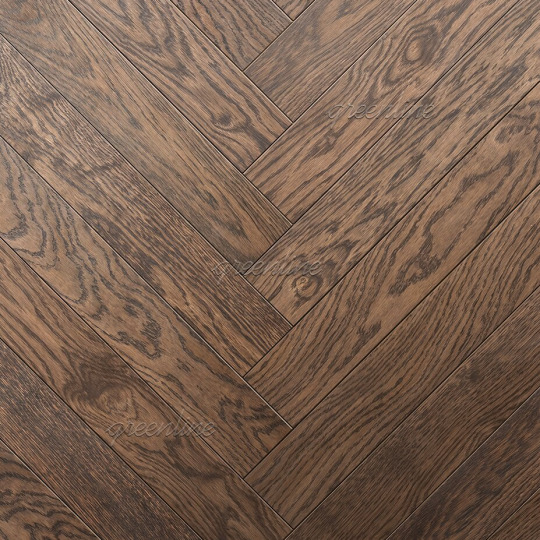 Паркет ёлка Greenline  3104 Дуб Taverna английская 3104 Дуб Taverna 15х125х620 - фото 1