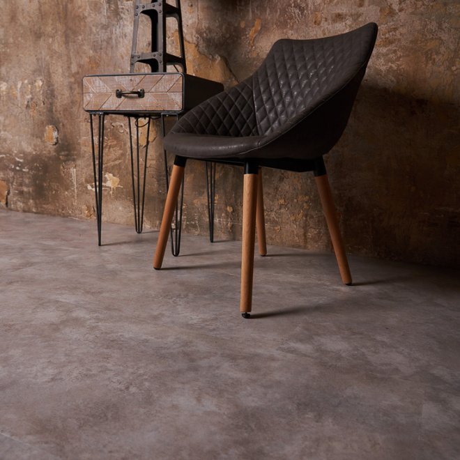 Кварц виниловый ламинат Vinilam Ceramo Stone 61606 Бетон - фото 7