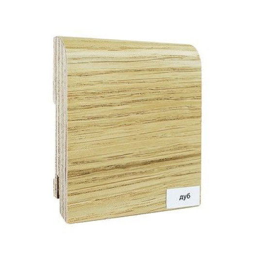 Плинтус Finitura Dekor шпонированный Дуб - фото 1
