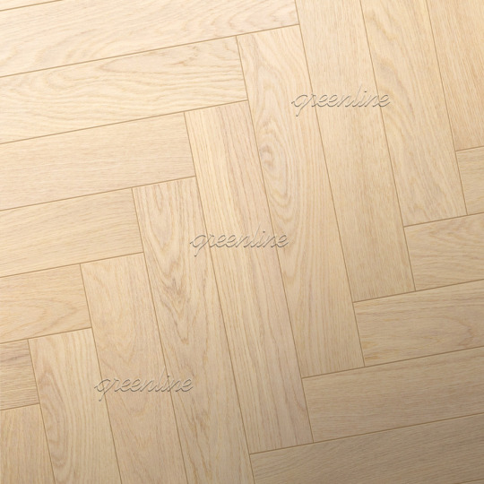 Паркет ёлка Greenline  818 Дуб Блонд английская - фото 1