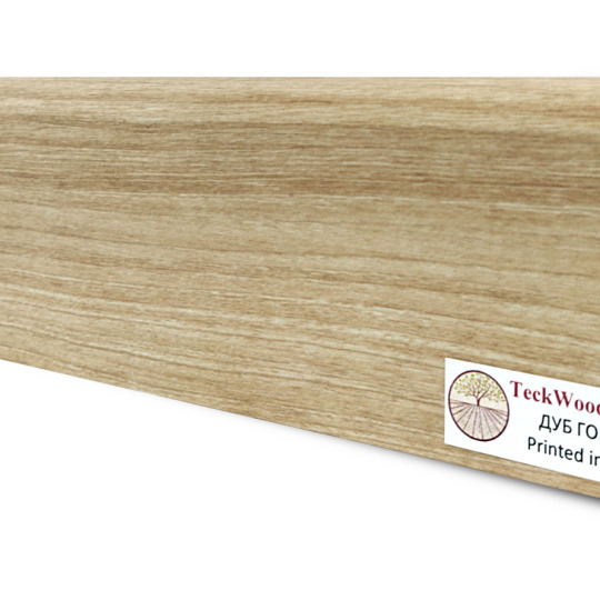 Плинтус TeckWood Цветной 75x16 Дуб Гоби - фото 1
