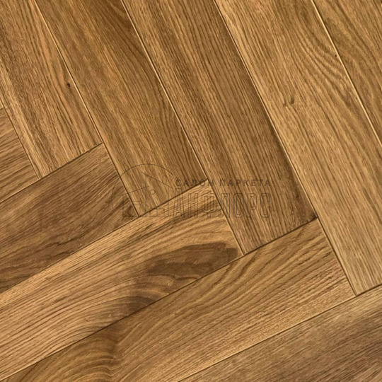 Паркет ёлка Golden Wood Дуб Шабли - фото 2