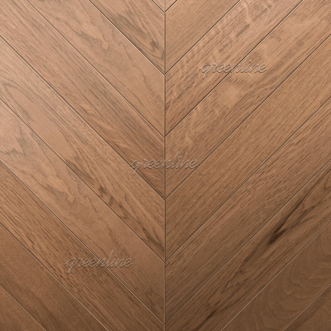 Паркет ёлка Greenline  136 Дуб Виченца французская 136 Дуб Виченца 15х125х600 - фото 1