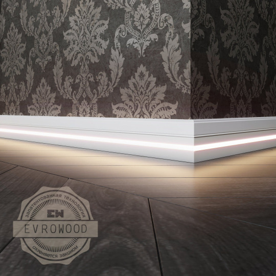 Плинтус Evrowood Evrowood PN 120 led - фото 4