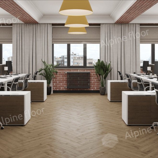 Ламинат Alpine Floor Herringbone 12 Pro Herringbone 12 Pro LF106-07 Дуб Прованс - фото 3