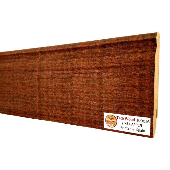 Плинтус TeckWood Цветной 100х16 Дуб Баррел (Oak Barrel) - фото 2