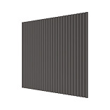 Стеновые панели Ликорн Полосы Графит - 1