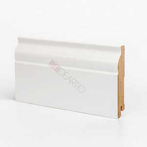 Плинтус DeArtio  от 16 мм  U 103-100 Белый