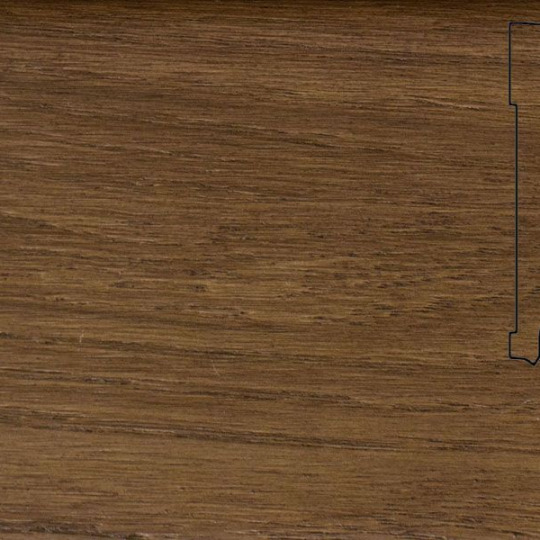 Плинтус Pedross 70х15 шпонированный - Дуб Сан-Антонио - фото 1