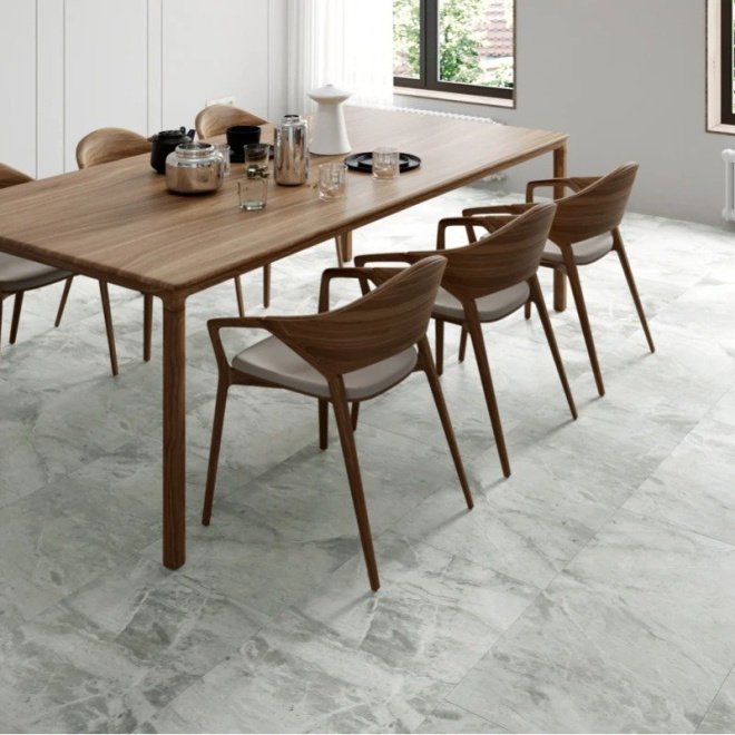 Кварц виниловый ламинат Vinilam Ceramo Stone 91901 Адриатический Серый
 - фото 5