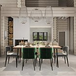 Кварц виниловый ламинат Vinilam Parquet Herringbone Glue GD11366 Паркет Санторини клеевой - 5