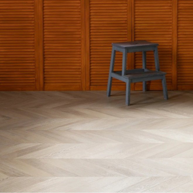 Кварц виниловый ламинат Vinilam Parquet Chevron Glue RI4445118CL4 Шеврон Сезар клеевой - фото 7