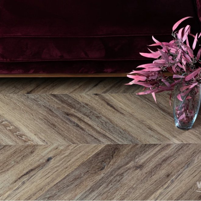 Кварц виниловый ламинат Vinilam Parquet Chevron I107516 Шеврон Лувр - фото 4