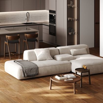 Quartz Parquet 550-63 Дуссия Африканская 5х152х400-1220