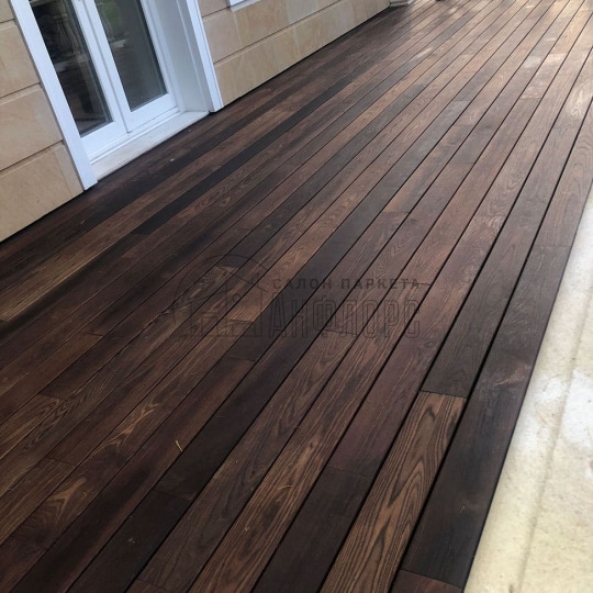 Террасная доска  Термоясень прямой планкен Термоясень прямой планкен 20х120х800-3000 - фото 6