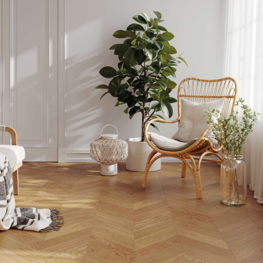 Паркет ёлка Esta Parket Chevron 15518 Oak Chevron AB Extra Matt - фото 2