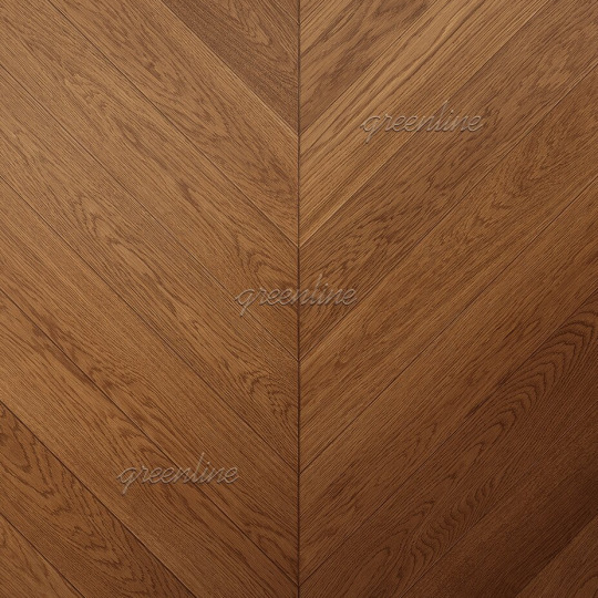 Паркет ёлка Greenline  125 Дуб Севилья французская 125 Дуб Севилья французская 15х110х590 - фото 2