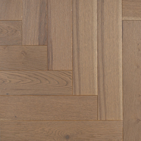 Инженерная доска Kraft Parkett Французская ёлка 910 910 15х100х500/600 Селект - фото 1