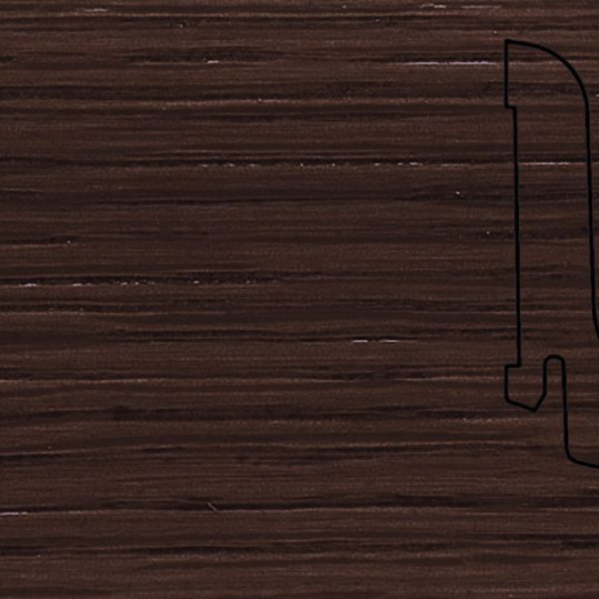 Плинтус Pedross 60х22 шпонированный - Дуб Доминус - фото 1