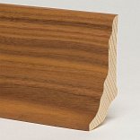 Плинтус Pedross 80x40 шпонированный - Орех американский - 