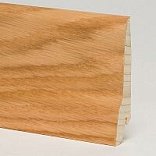 Плинтус Pedross 80x20 шпонированный - Дуб красный - 
