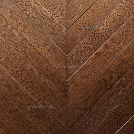 Паркет ёлка Greenline  130 Дуб Леон французская - фото 1