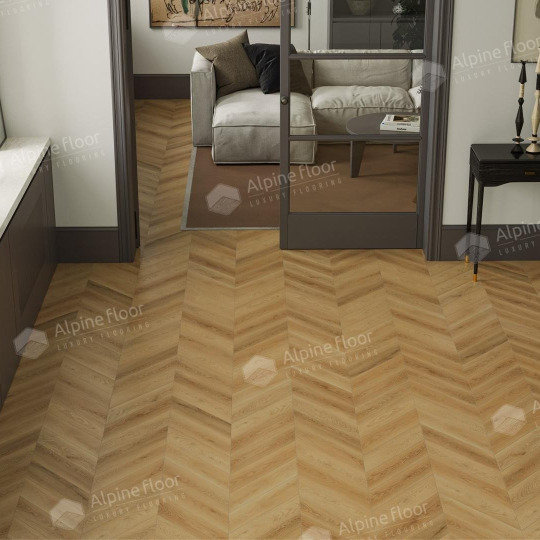Ламинат Alpine Floor Chevron Art Chevron Art Дуб Олимп LF109-05 - фото 3