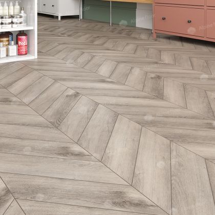 Кварц виниловый ламинат Alpine Floor Chevron Alpine ECO 18-8 Дуб Исида - Фото 4