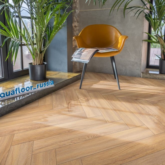 Кварц виниловый ламинат Aquafloor Parquet Glue AF2515PG - фото 3