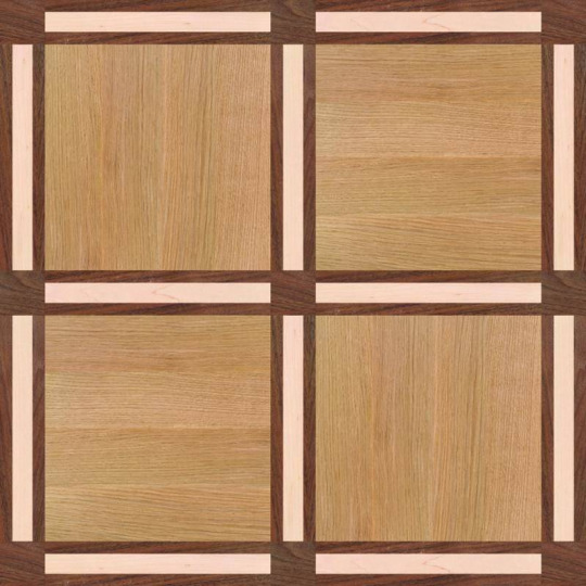 Модульный паркет  Модульный паркет М-104 дуб радиал, клен, орех - фото 1